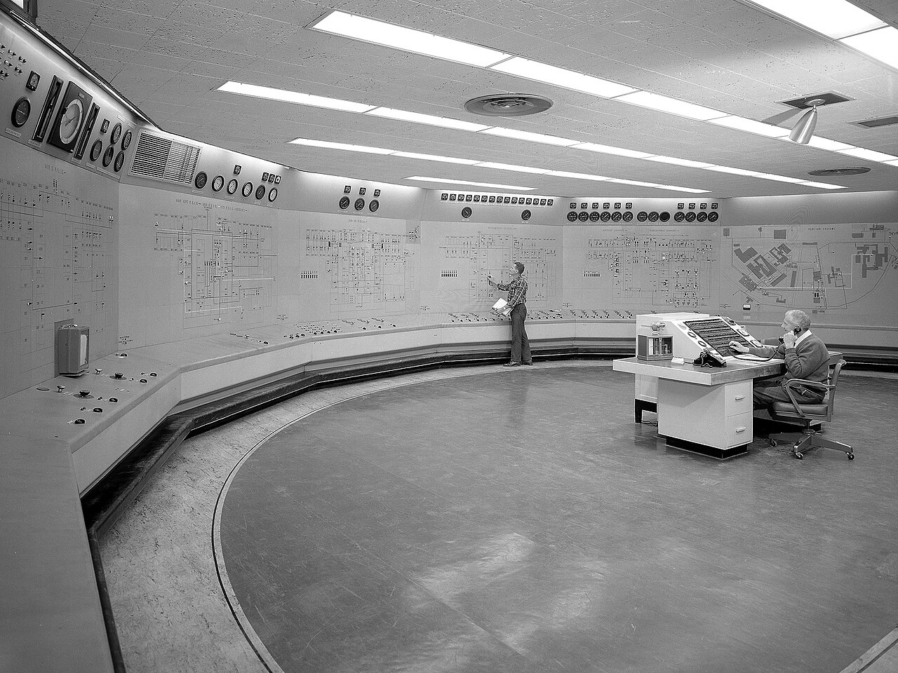 A utility control room — where the distribution management system runs the grid.