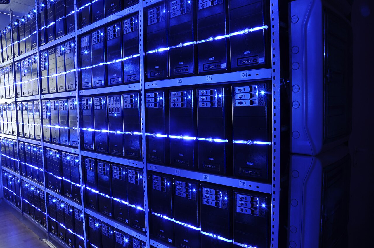 A data-center server room